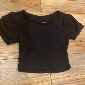Women’s Black Crop Top